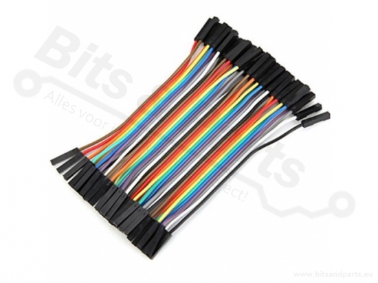 Breadboard jumper cables Dupont 10cm female/female 40PCS